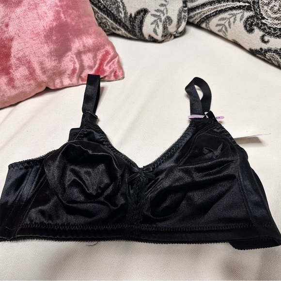 BALI BRA 34D Classic Support Wireless Flexible Adjustable Smooth Back Blk 3469 - Picture 5 of 12